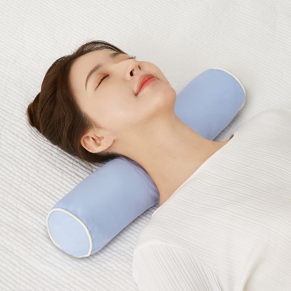집앤콕 베개 거북목 일자목 목디스크 면 낮은 메밀 경추베개